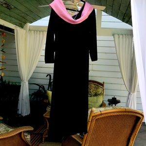 Vintage Cache 2 pc, evening dress, “velvet & taffeta look”. See label Sz 12